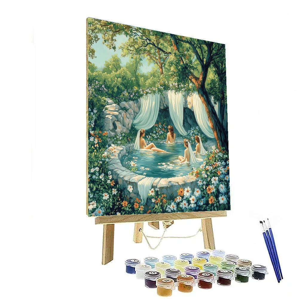 John William Waterhouse Inspired Mythical Nymphs Painting by numbers kit