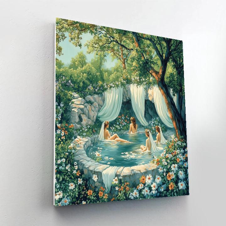 John William Waterhouse Inspired Mythical Nymphs Painting by numbers kit