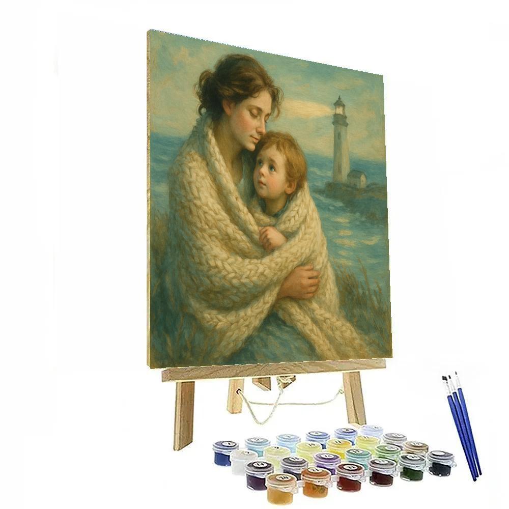 Lighthouse Promise Blanket painting number kit