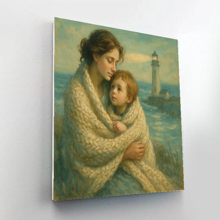 Lighthouse Promise Blanket painting number kit