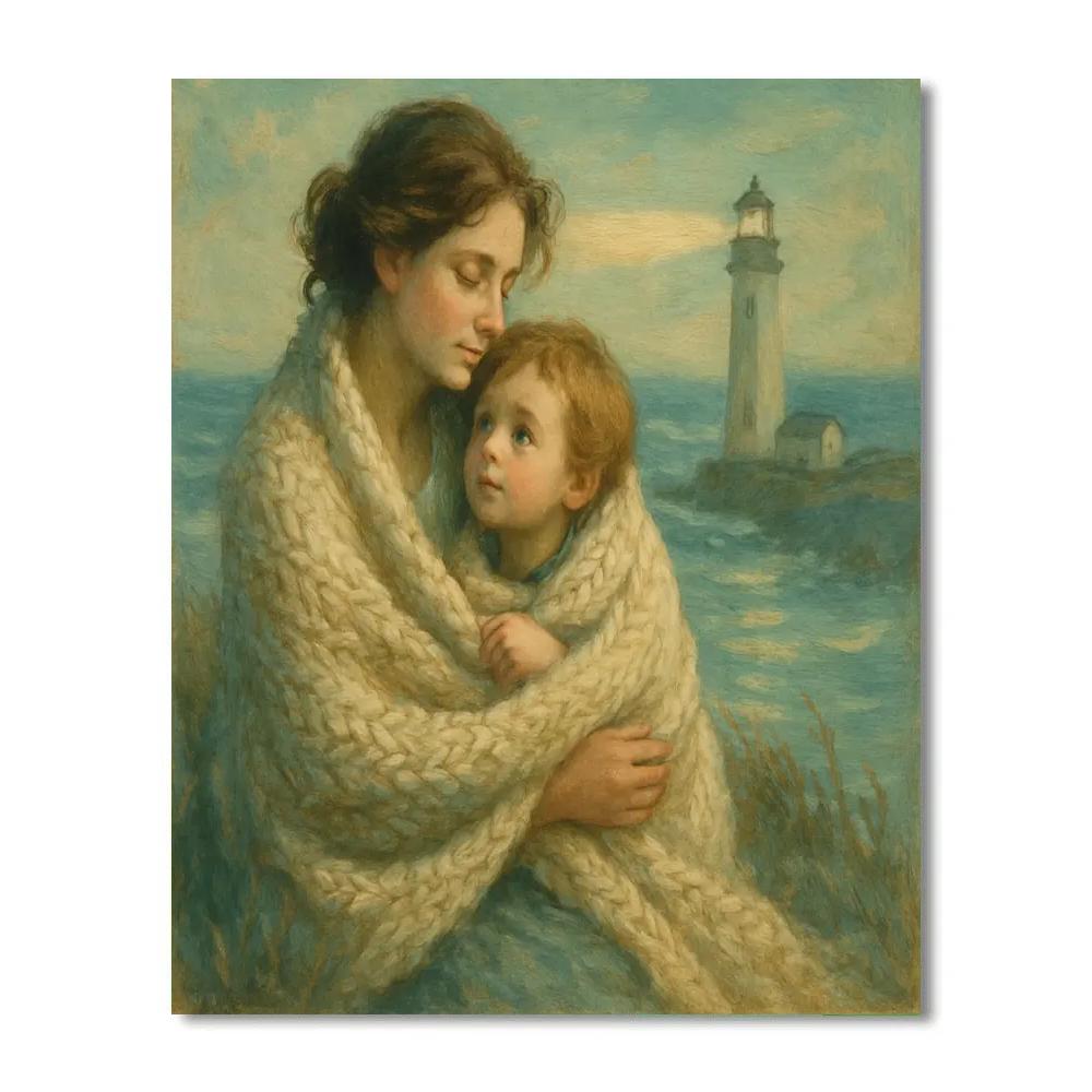 Lighthouse Promise Blanket painting number kit