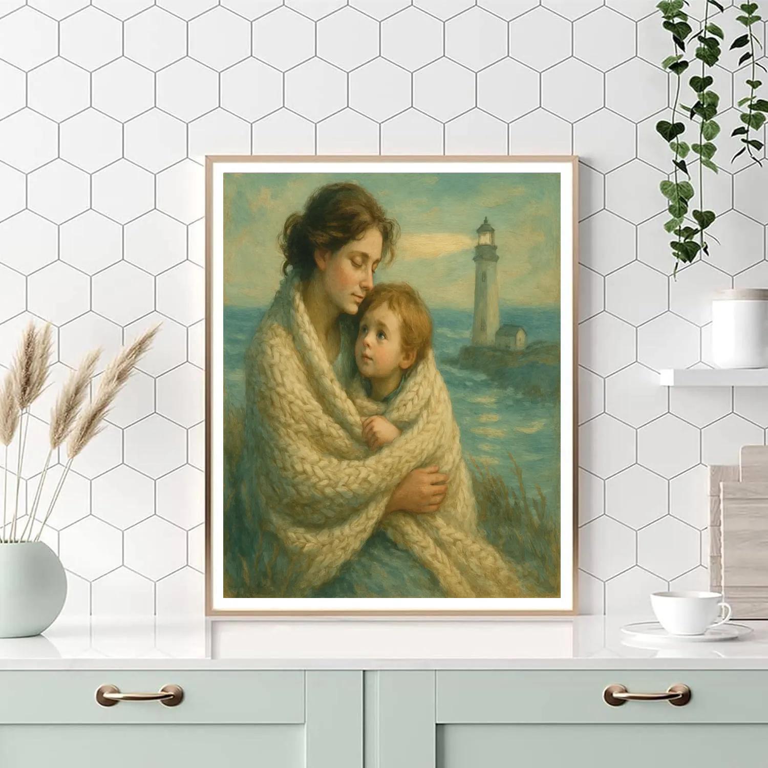 Lighthouse Promise Blanket painting number kit