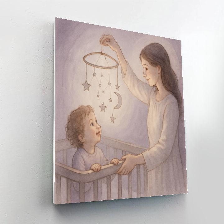 Constellation Bedtime Mobile paint by number