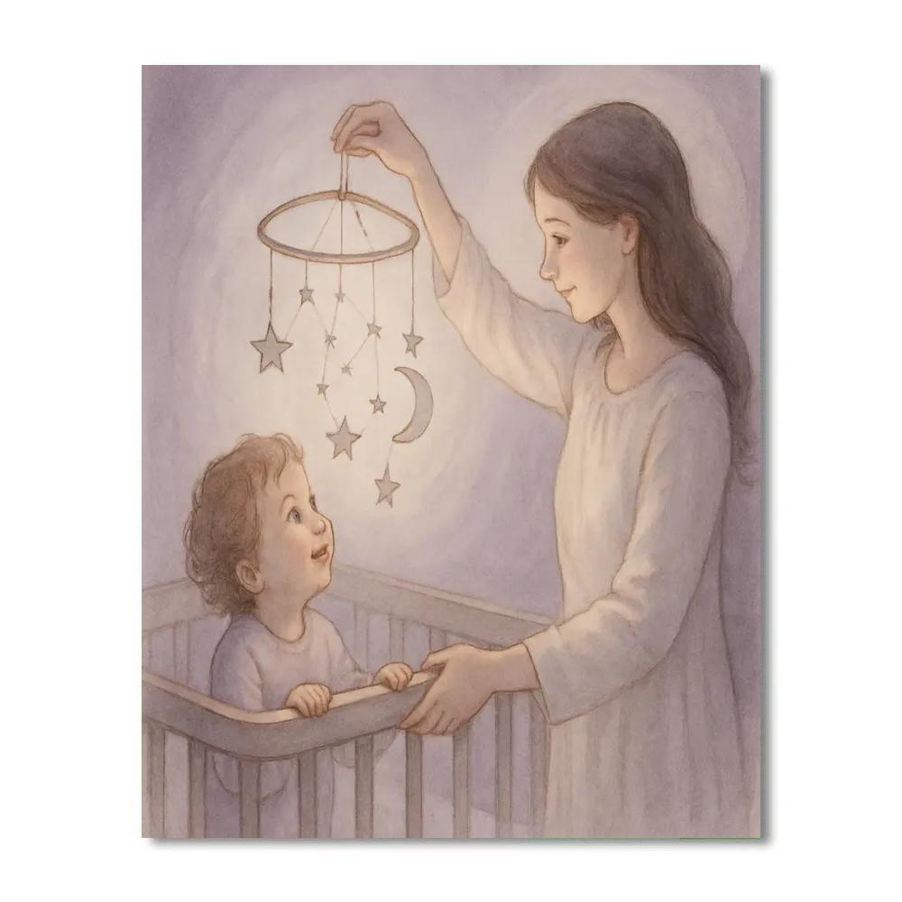 Constellation Bedtime Mobile paint by number