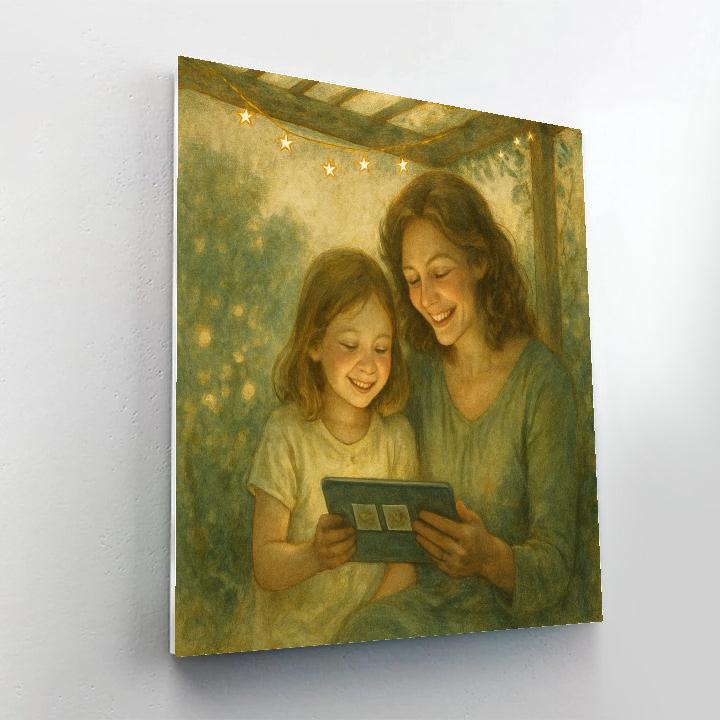 Starlit Garden Photo Share painting number kit