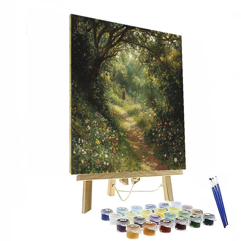 John Everett Millais Inspired Woodland Walk Painting by numbers kit