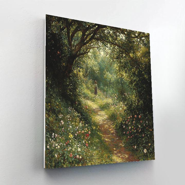 John Everett Millais Inspired Woodland Walk Painting by numbers kit