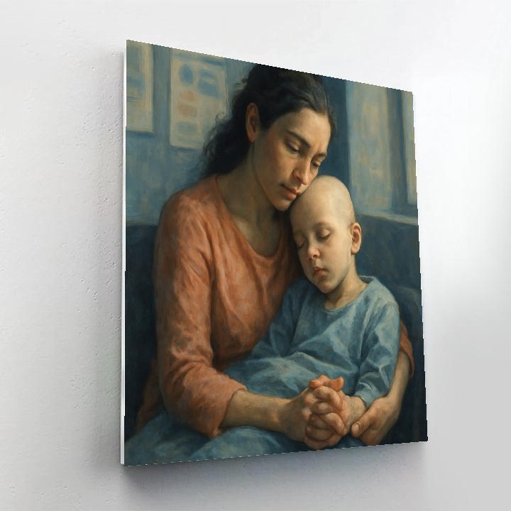 Hospital Waiting Room Hope Number painting