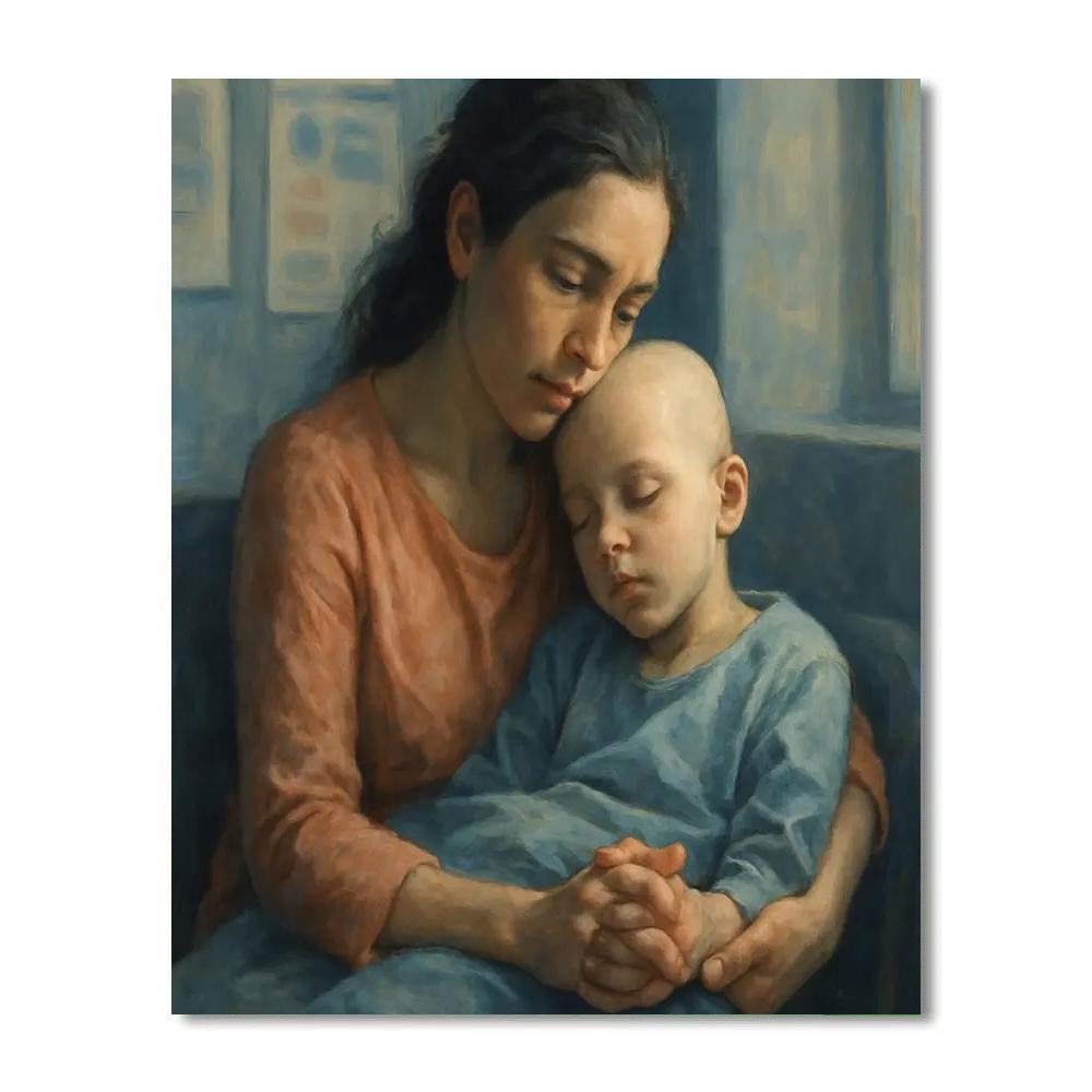 Hospital Waiting Room Hope Number painting