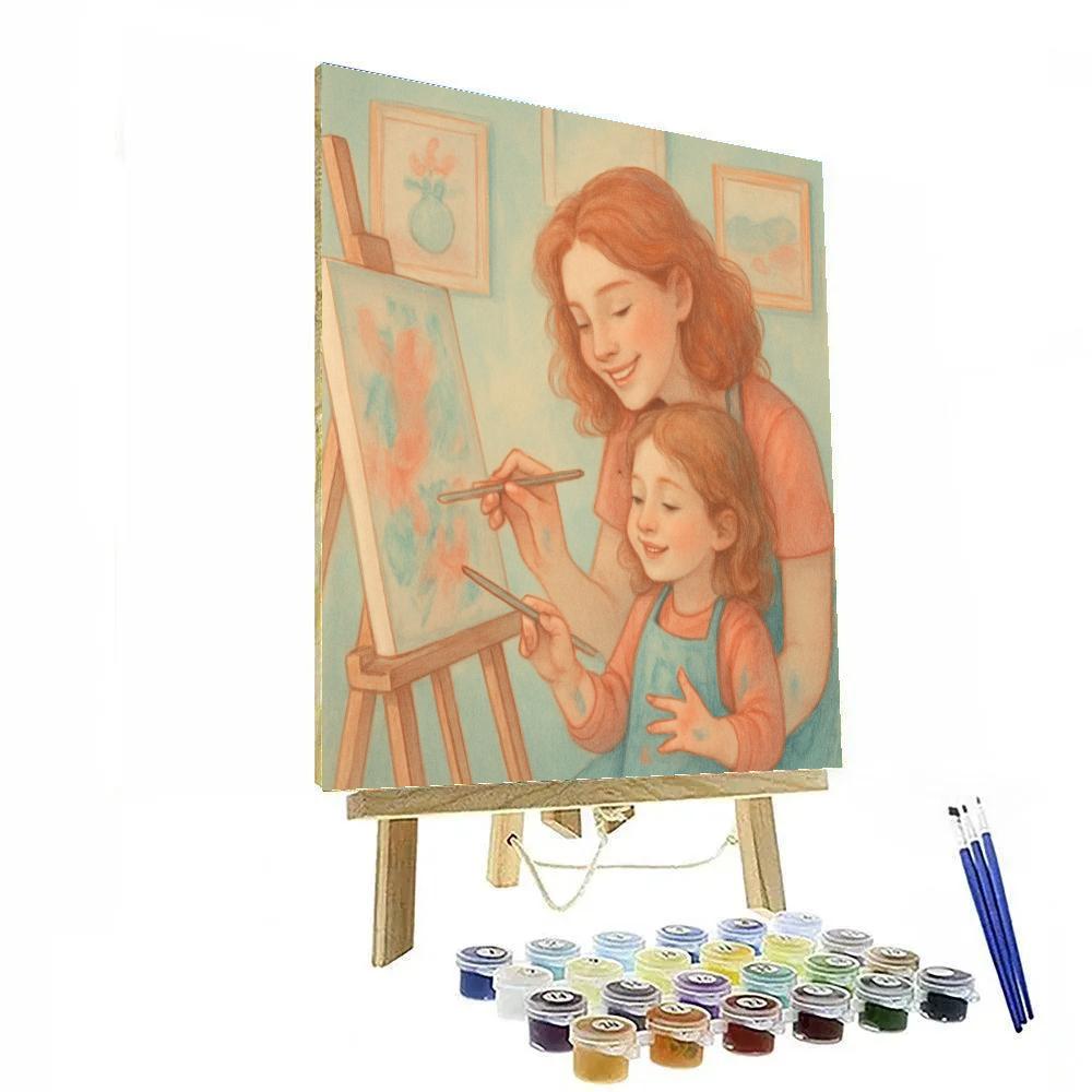 Quiet Painting Together Numbered painting kits