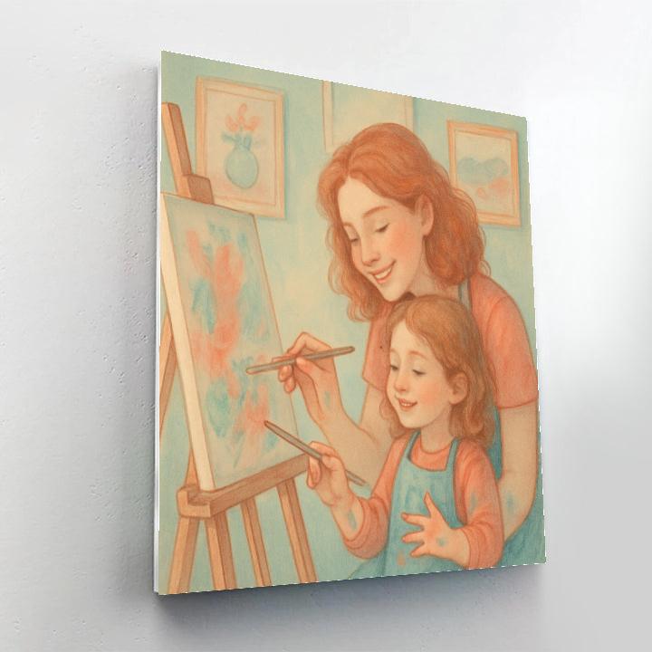 Quiet Painting Together Numbered painting kits