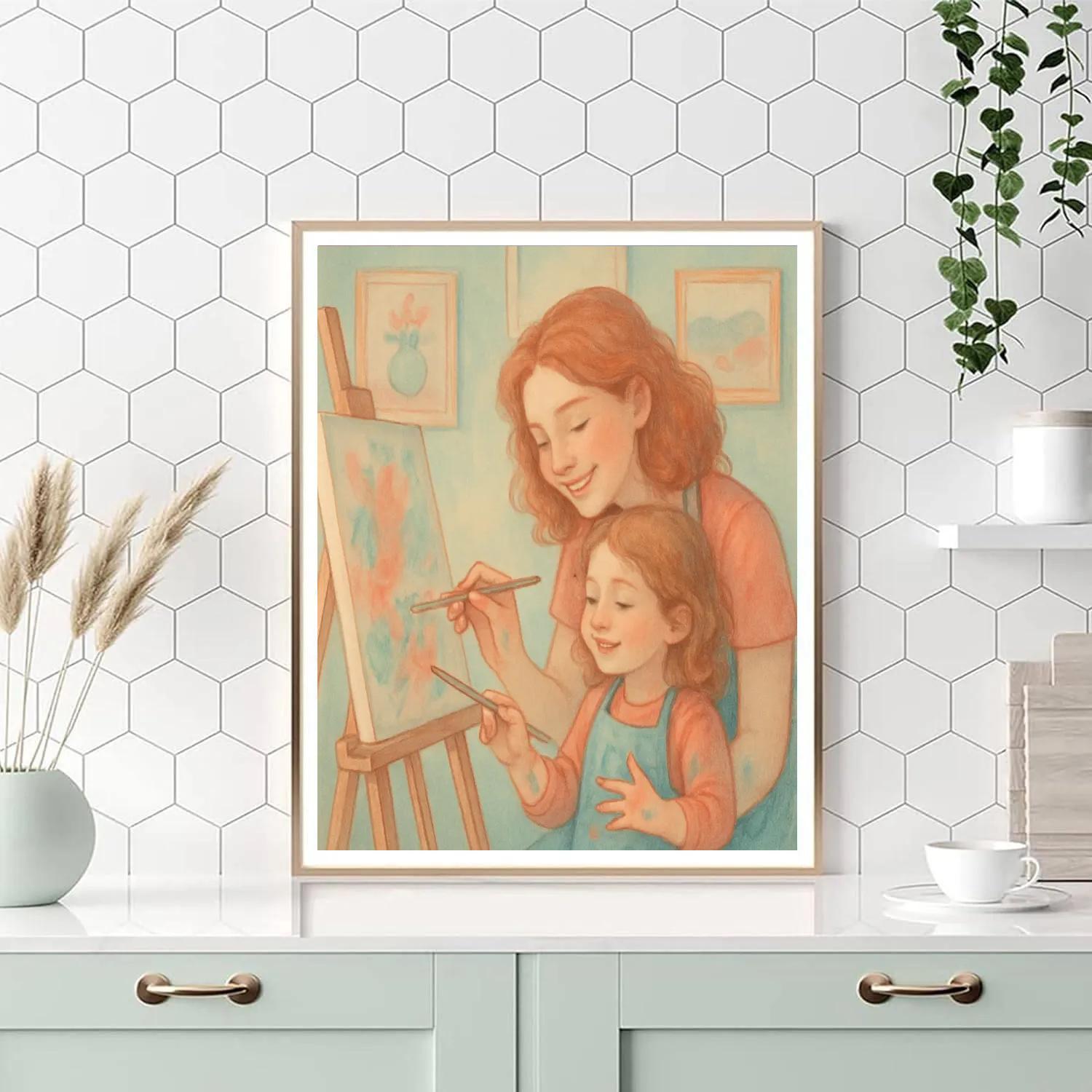 Quiet Painting Together Numbered painting kits