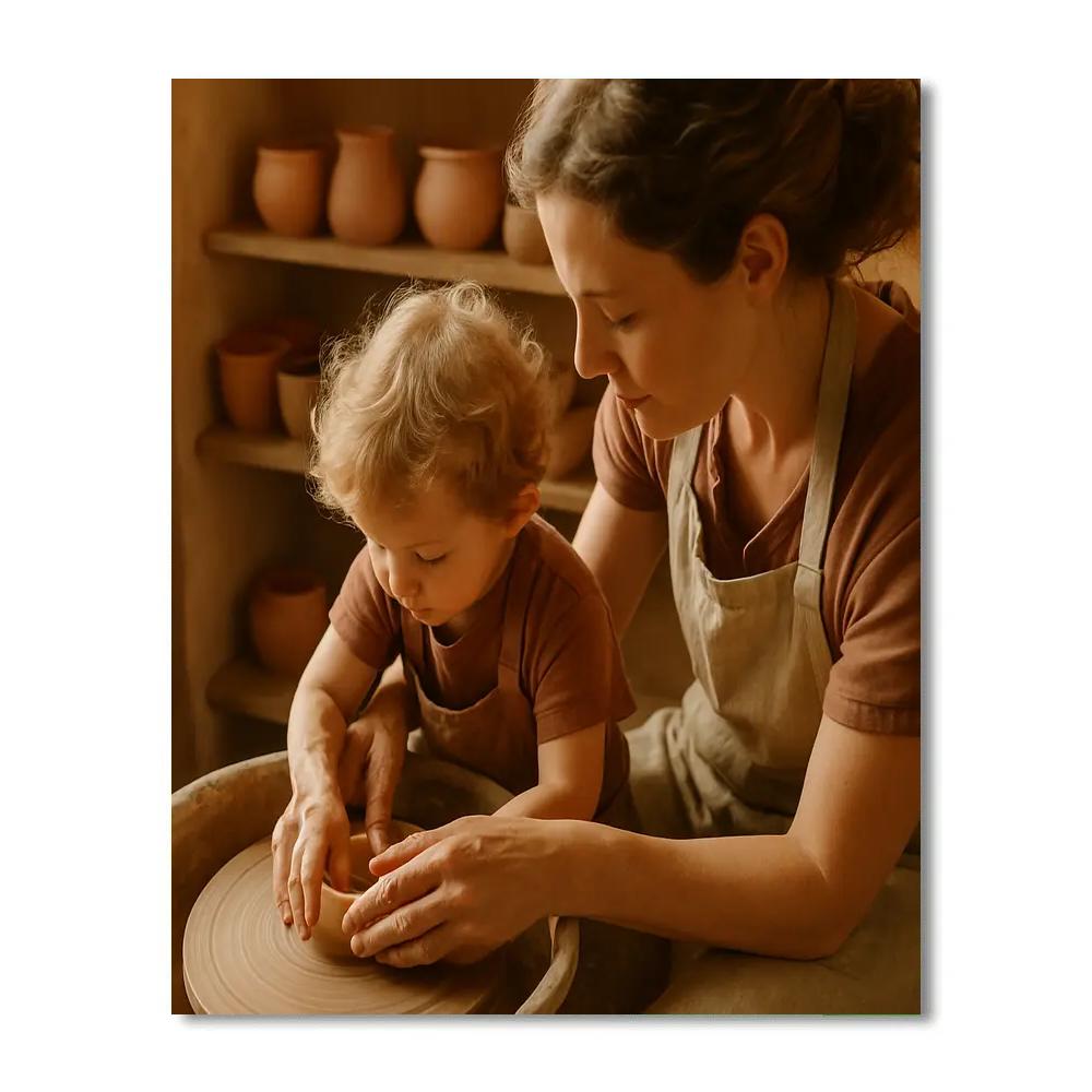 Pottery Wheel Teaching paint by number