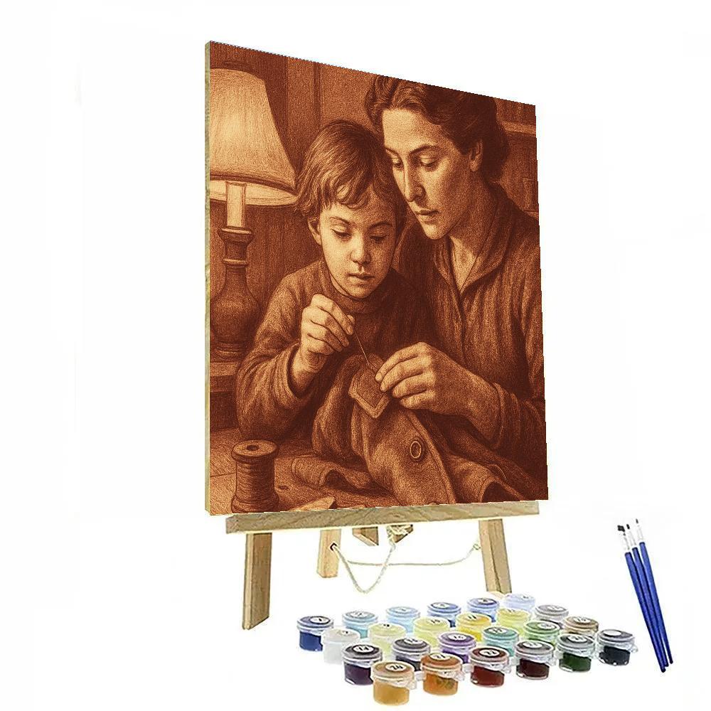 Seamstress Comfort Patchwork painting number kit