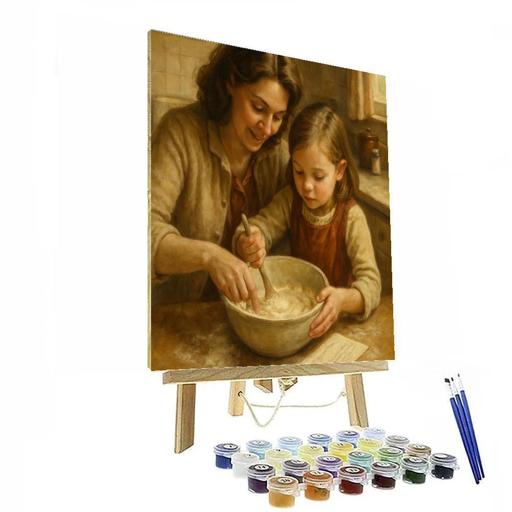 Baking Family Recipe Paint by numbers art