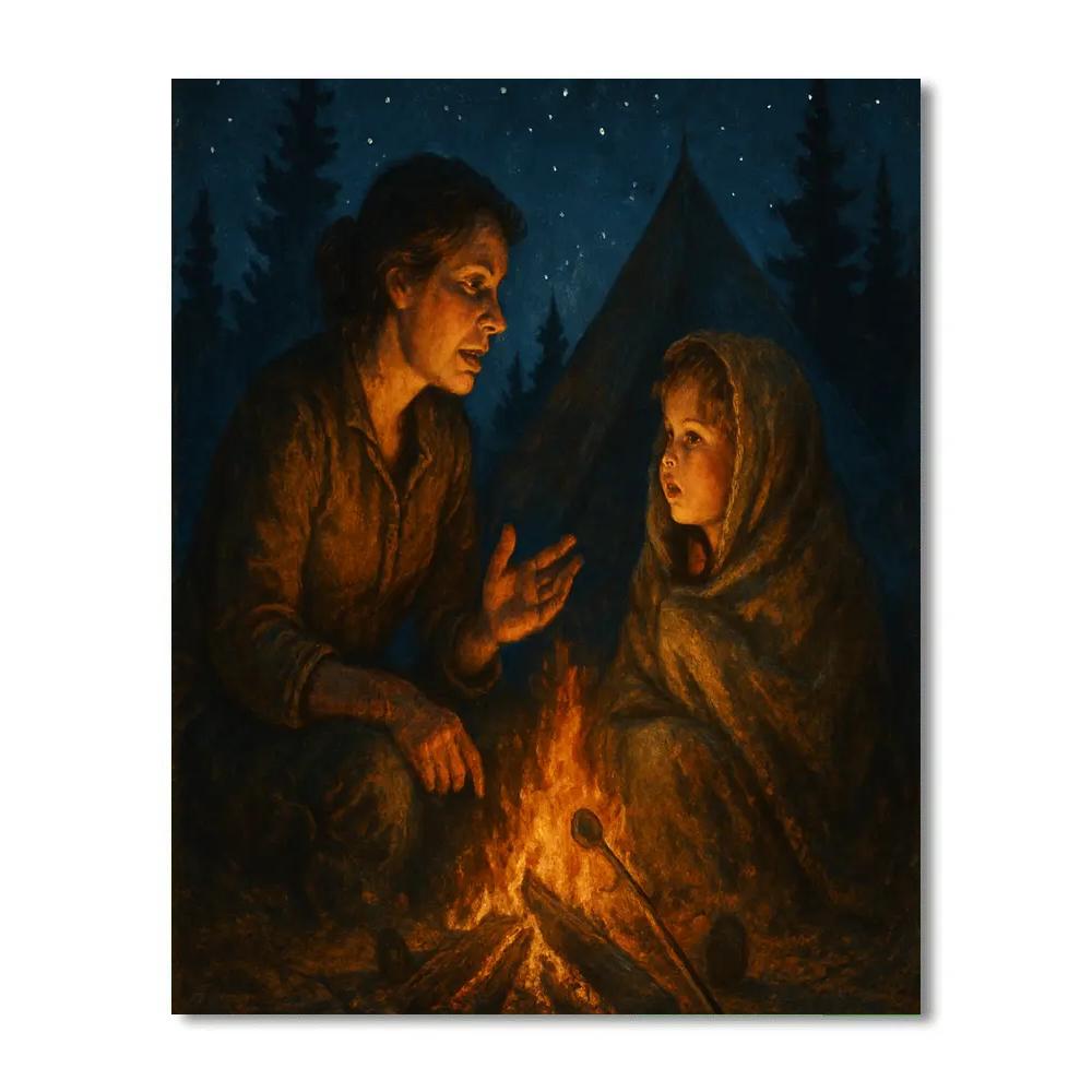 Camping Starfire Story paint by color