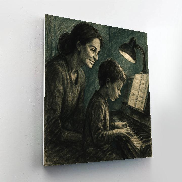 Music Practice Encouragement Number painting