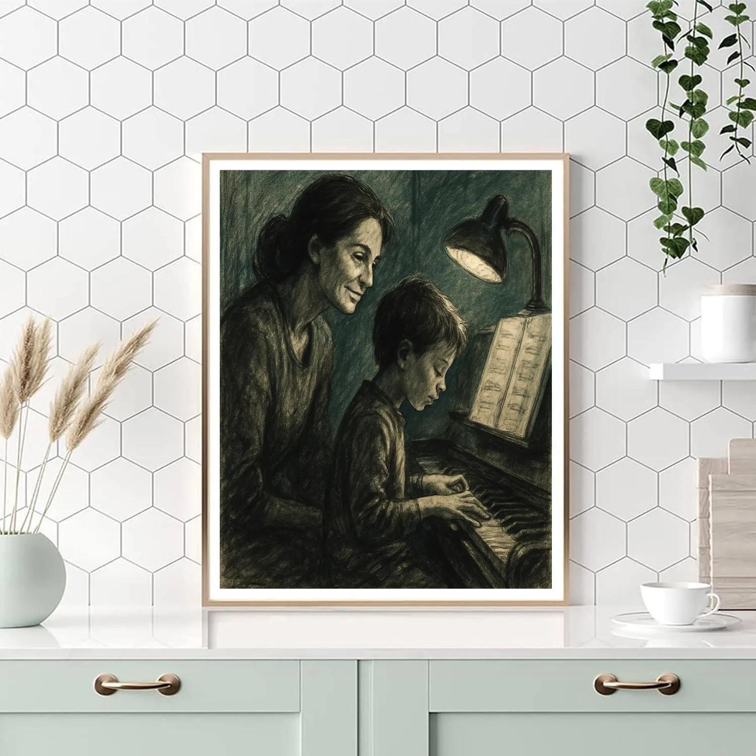 Music Practice Encouragement Number painting