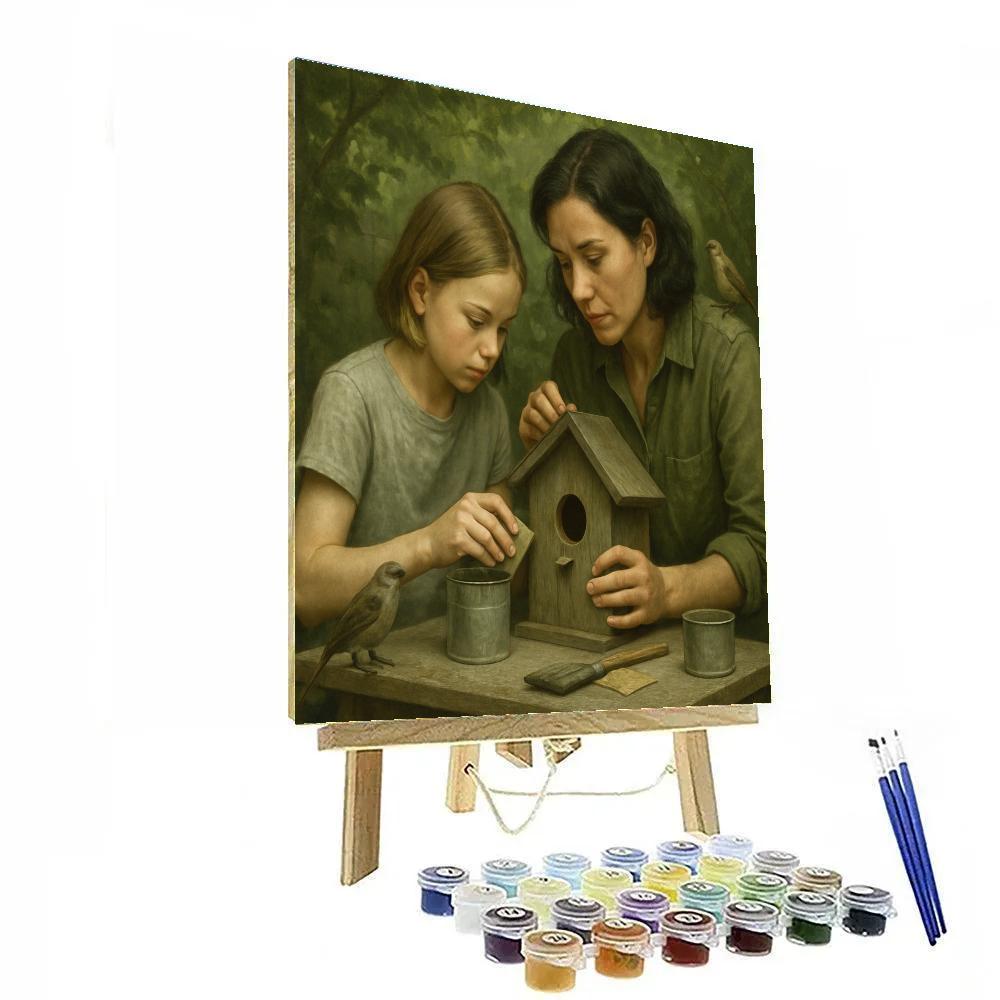 Quiet Garden Repair paint by numbers