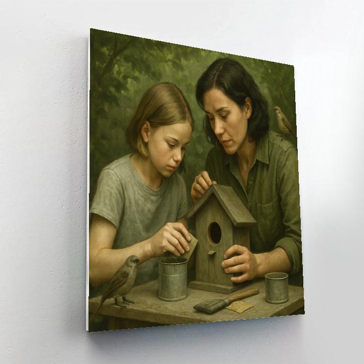 Quiet Garden Repair paint by numbers