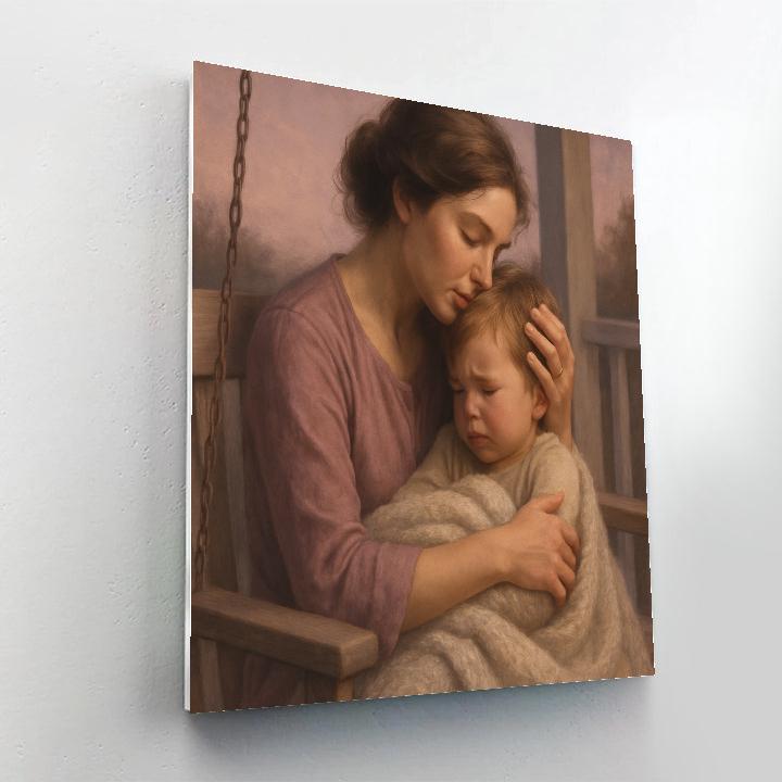 Quiet Comfort After Cry Paint by numbers kits