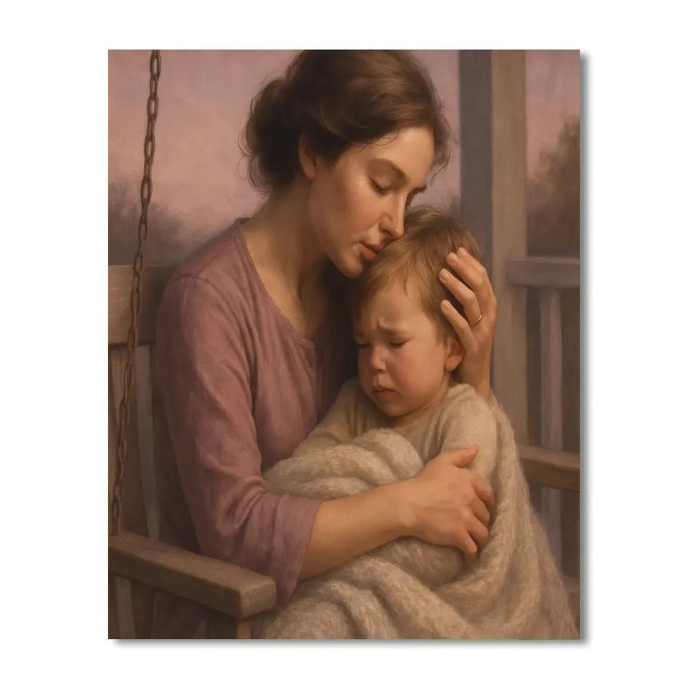 Quiet Comfort After Cry Paint by numbers kits