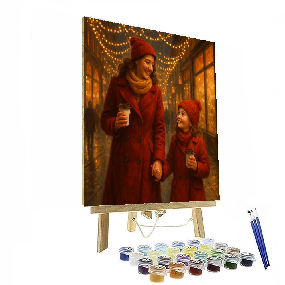 Holiday Lights Hand In Hand Paint by numbers kits