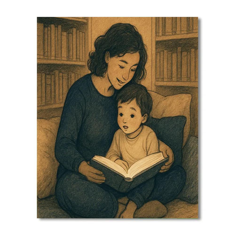 Library Story Corner Paint by numbers kits