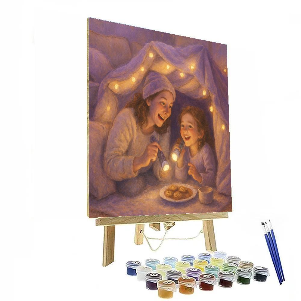 Pajama Fort Adventure paint by color