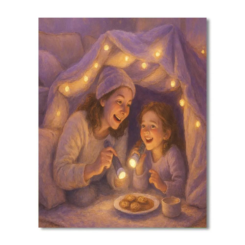 Pajama Fort Adventure paint by color