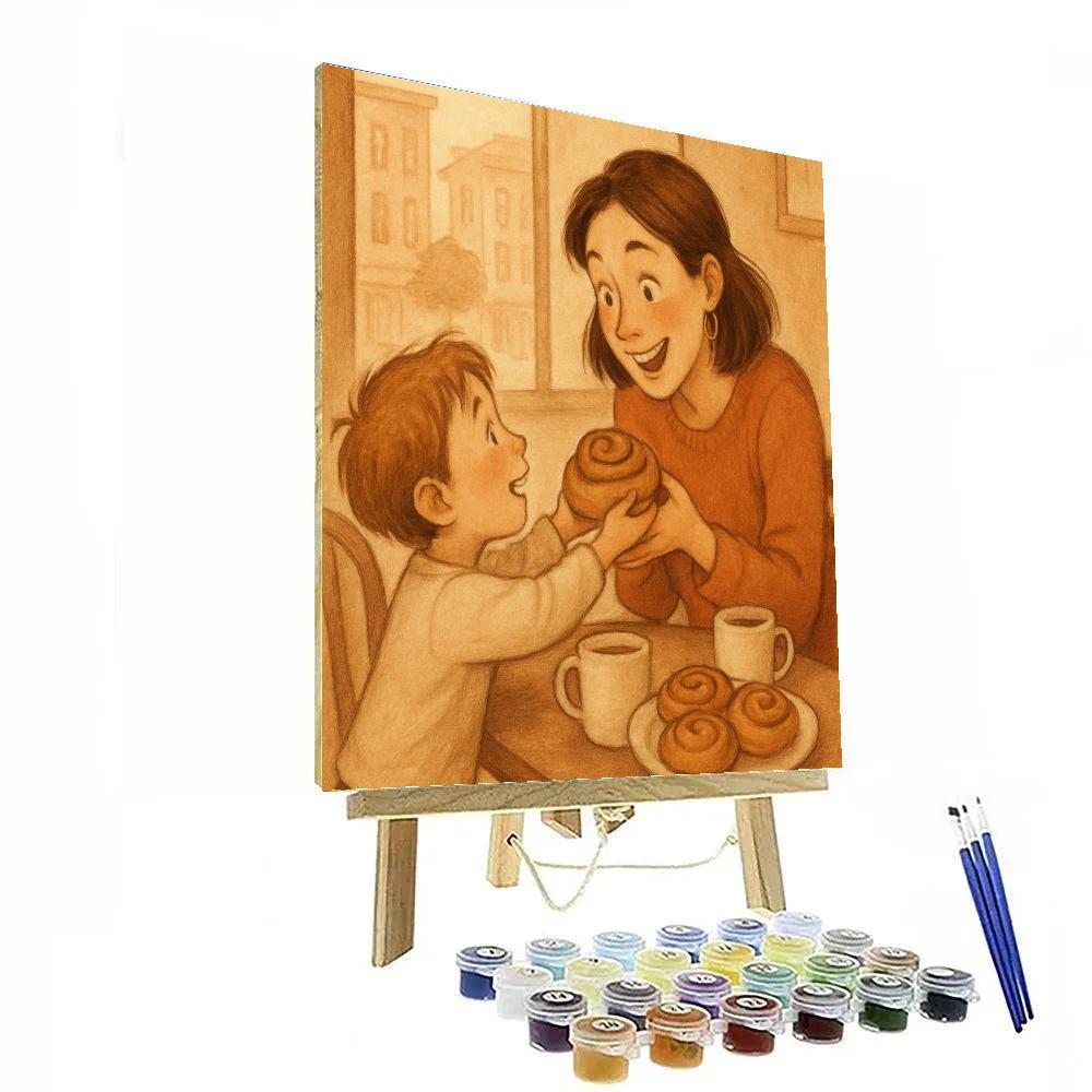 Bakery Morning Surprise Paint by numbers kits