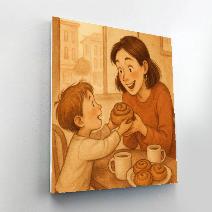 Bakery Morning Surprise Paint by numbers kits