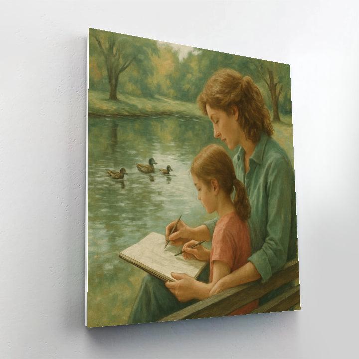 Park Sketching Lesson paint by number