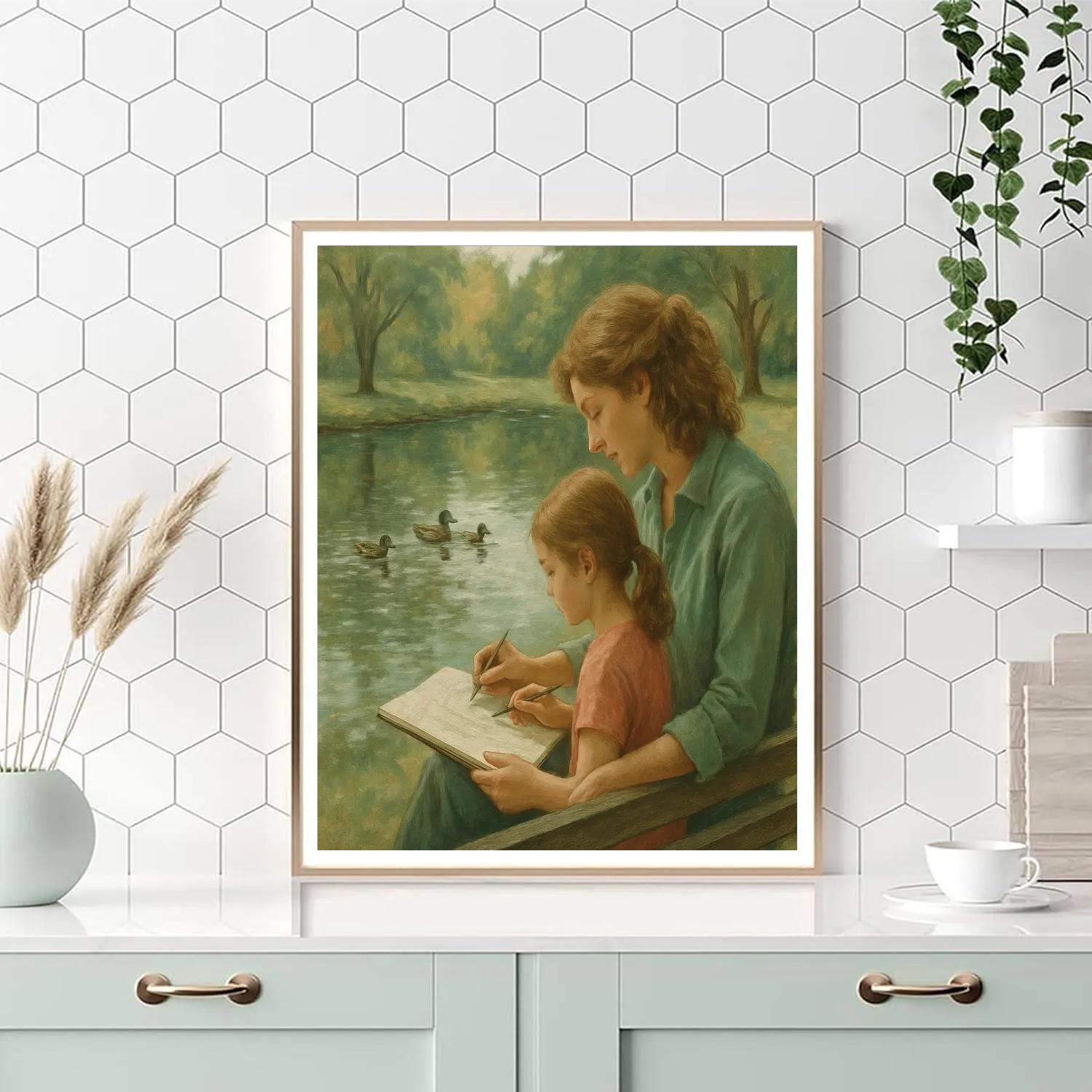 Park Sketching Lesson paint by number