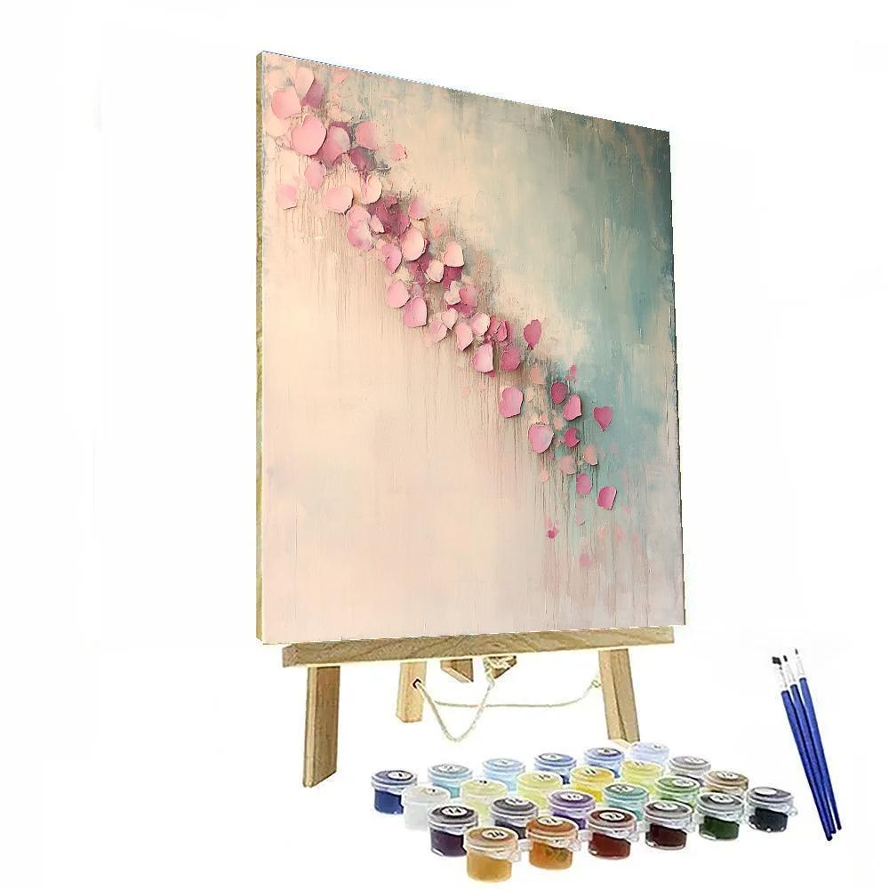 Edgar Degas Inspired Ballet Of Petals paint by number