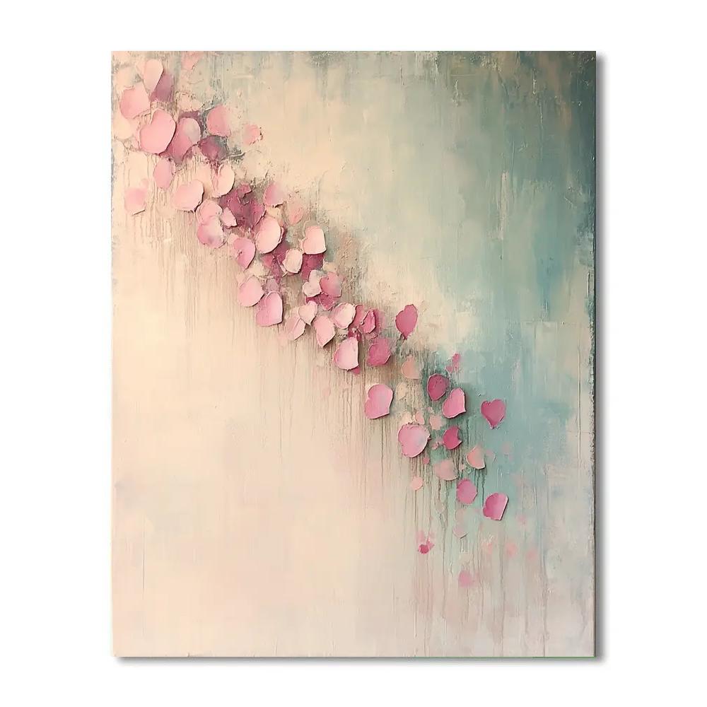 Edgar Degas Inspired Ballet Of Petals paint by number