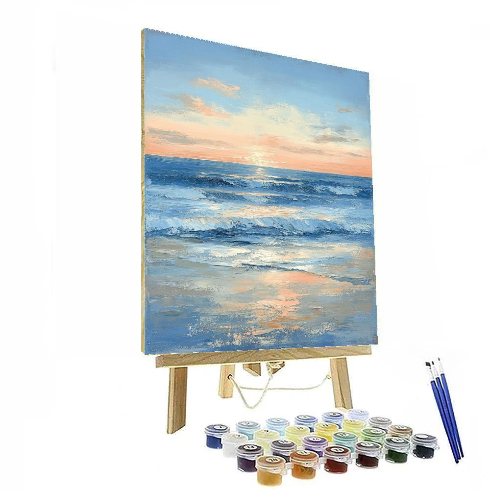 Edgar Degas Inspired Dawn Ripplescape paint by number