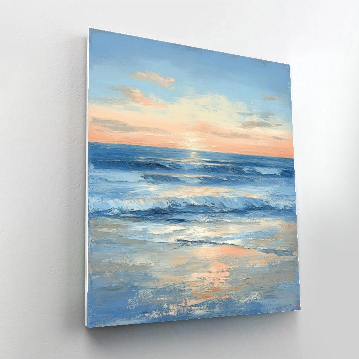 Edgar Degas Inspired Dawn Ripplescape paint by number