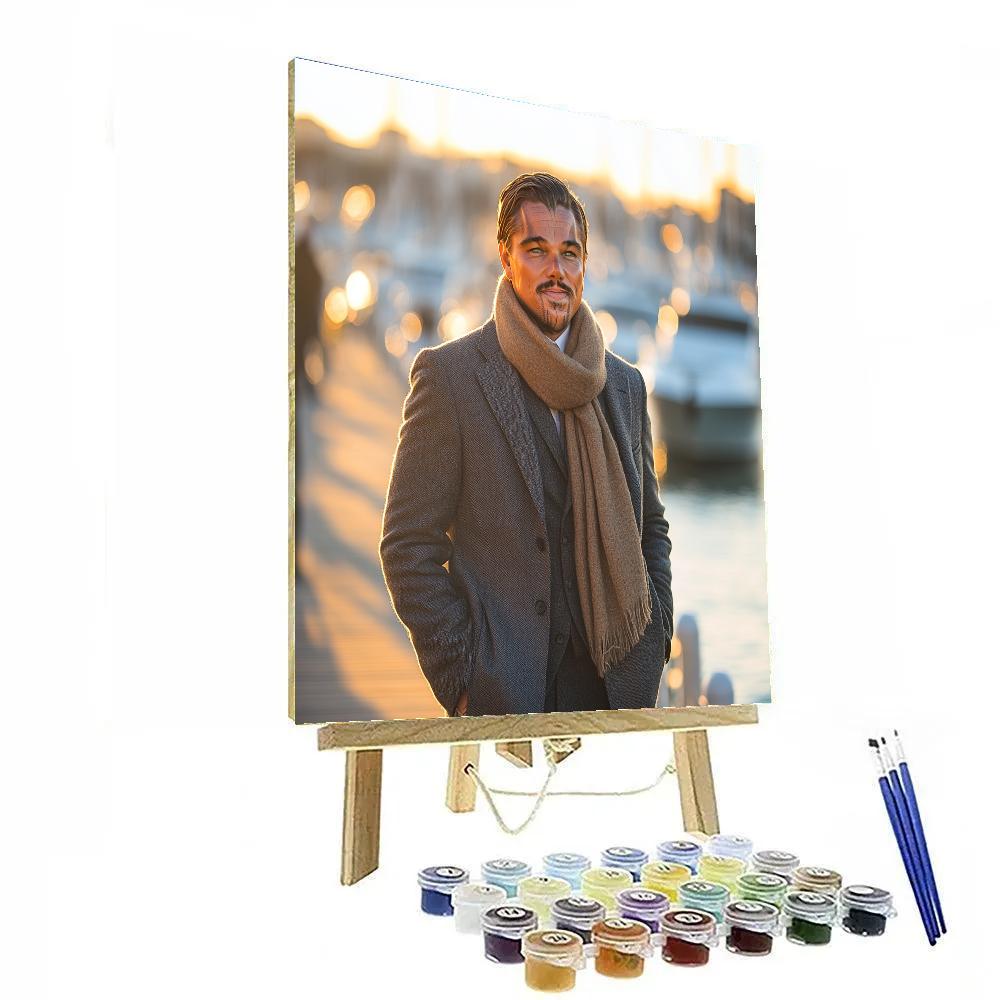 Leonardo DiCaprio: Charting Currents Beyond Titanic Horizons Painting by numbers kit