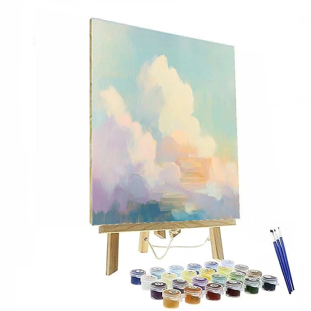 Edgar Degas Inspired Whispering Stair Of Clouds paint by number