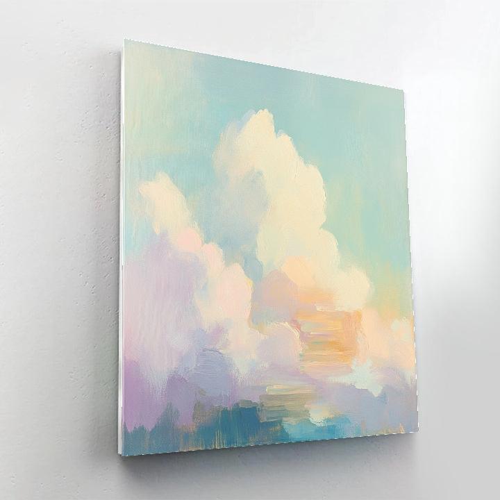 Edgar Degas Inspired Whispering Stair Of Clouds paint by number
