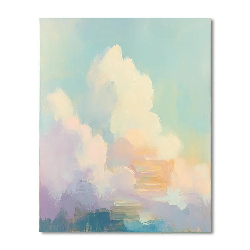 Edgar Degas Inspired Whispering Stair Of Clouds paint by number