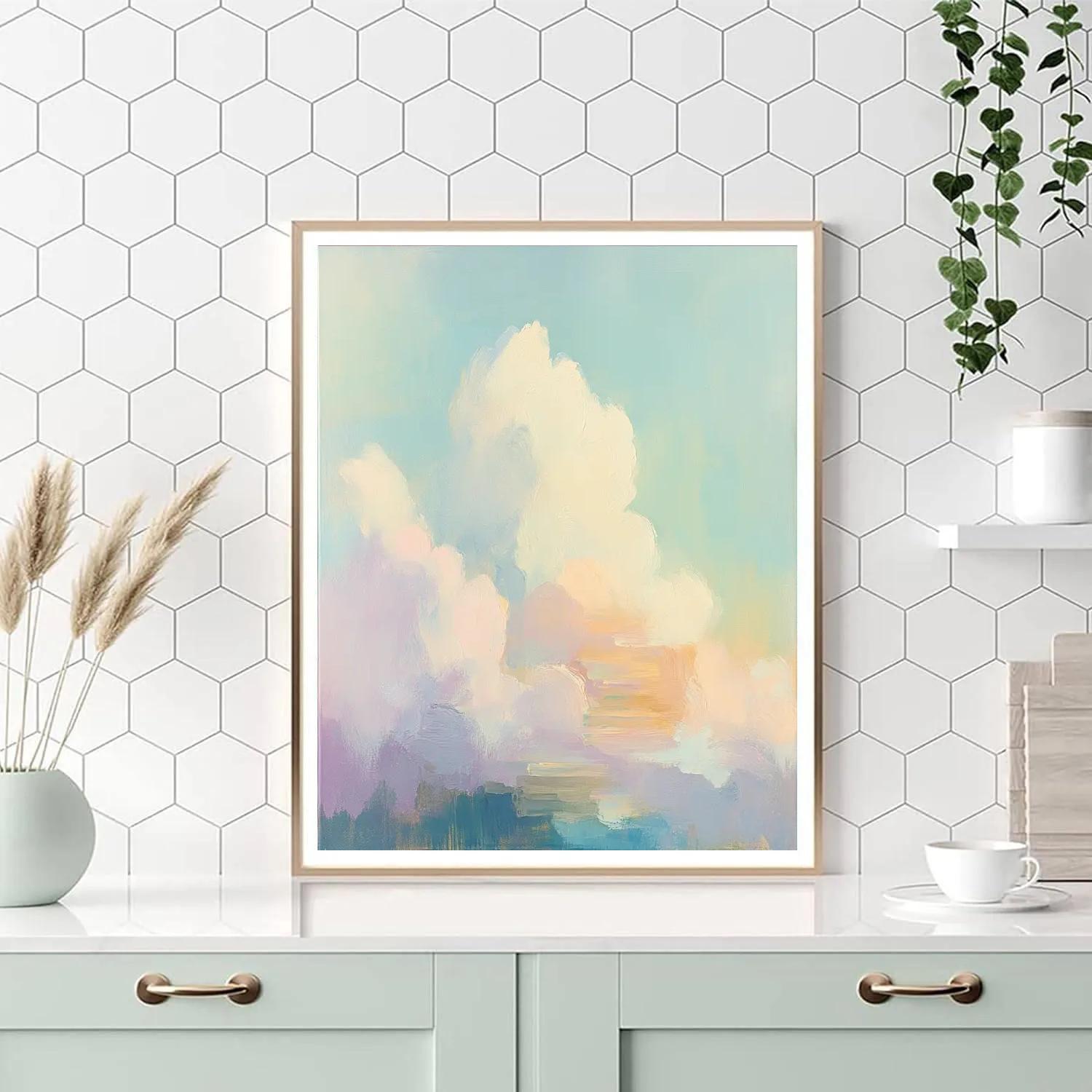 Edgar Degas Inspired Whispering Stair Of Clouds paint by number