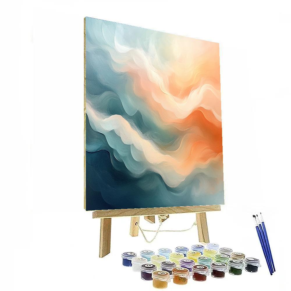 Edgar Degas Inspired Echoes Of Tea Steam paint by number