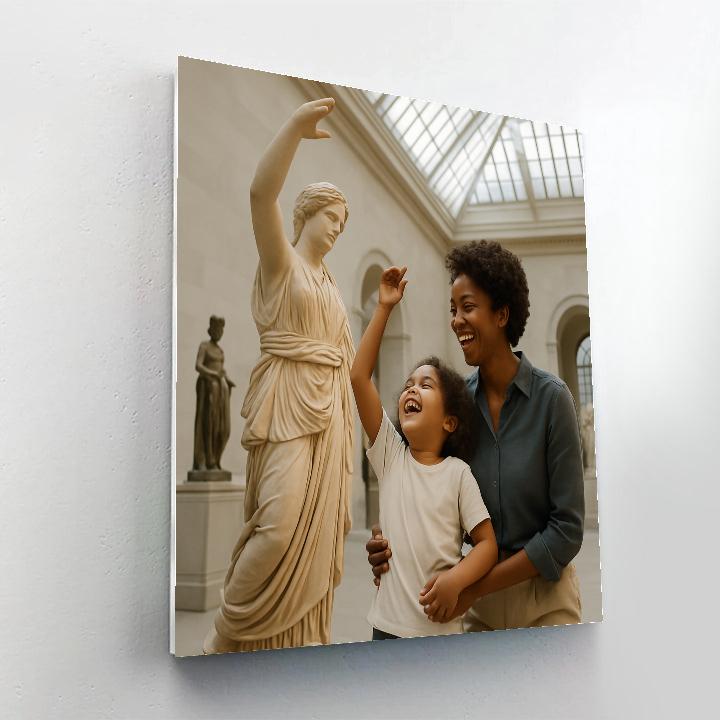 Museum Sculpture Mimic Paint by numbers art