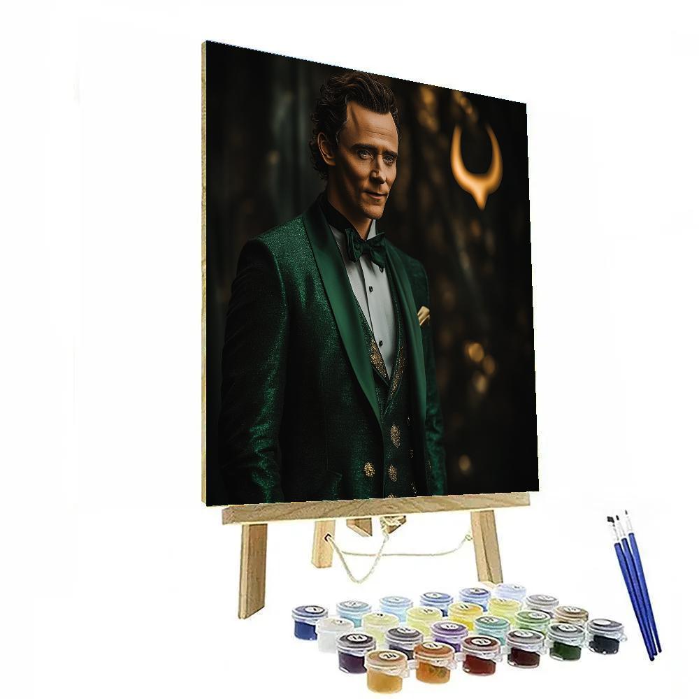 Tom Hiddleston: The Artful Mischief Of A Loki paint by number