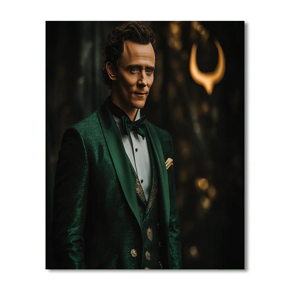 Tom Hiddleston: The Artful Mischief Of A Loki paint by number