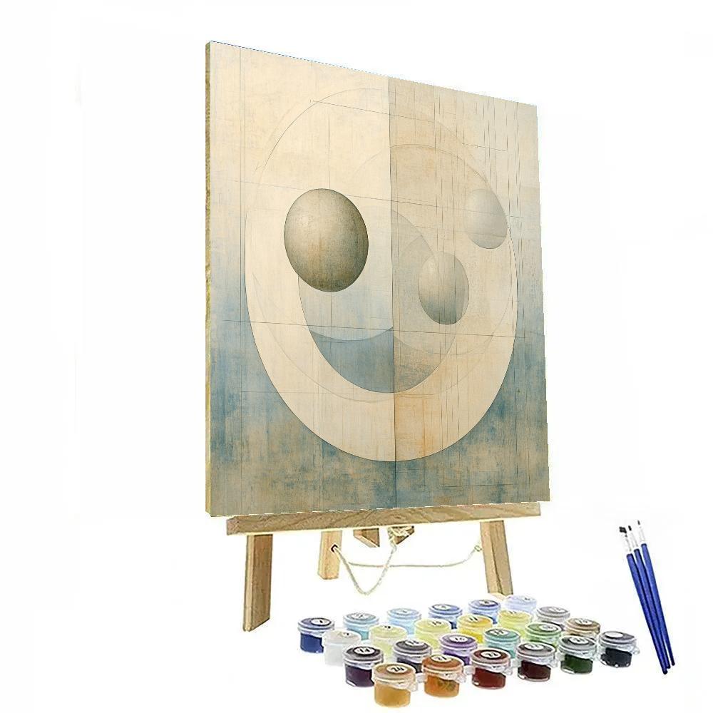 Leonardo Da Vinci Inspired Celestial Geometry Painting by numbers kit