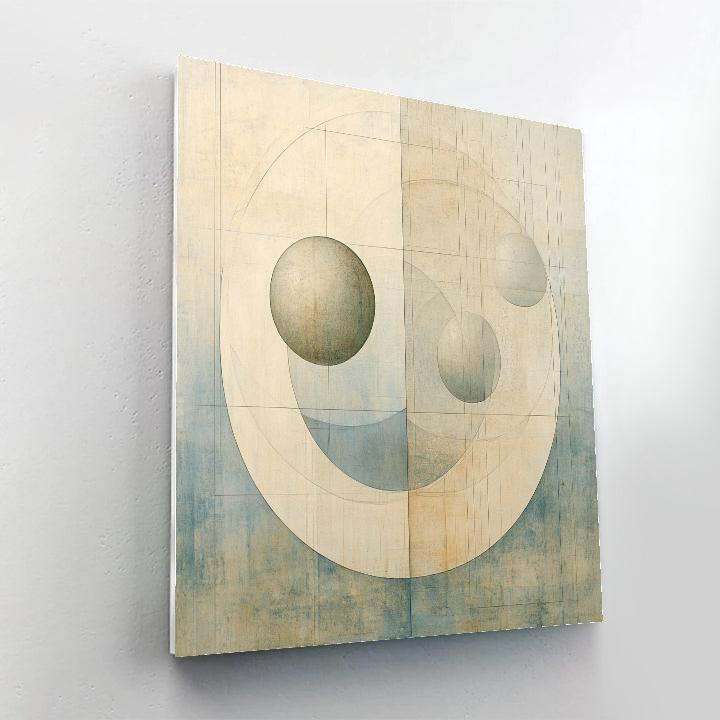 Leonardo Da Vinci Inspired Celestial Geometry Painting by numbers kit
