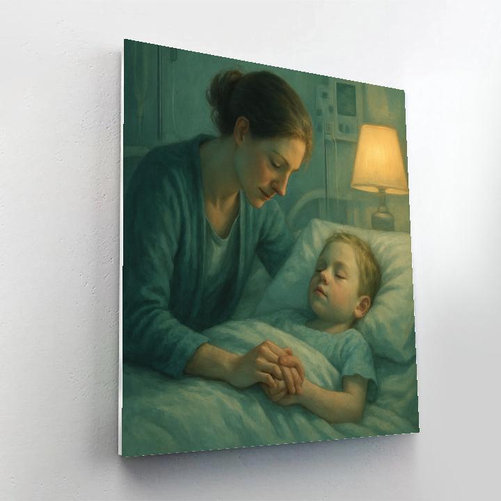 Hospital Bedtime Comfort painting number kit